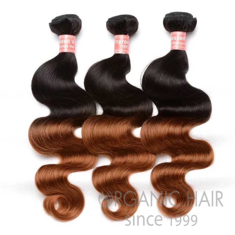 Mink virgin brazilian body wave hair extensions